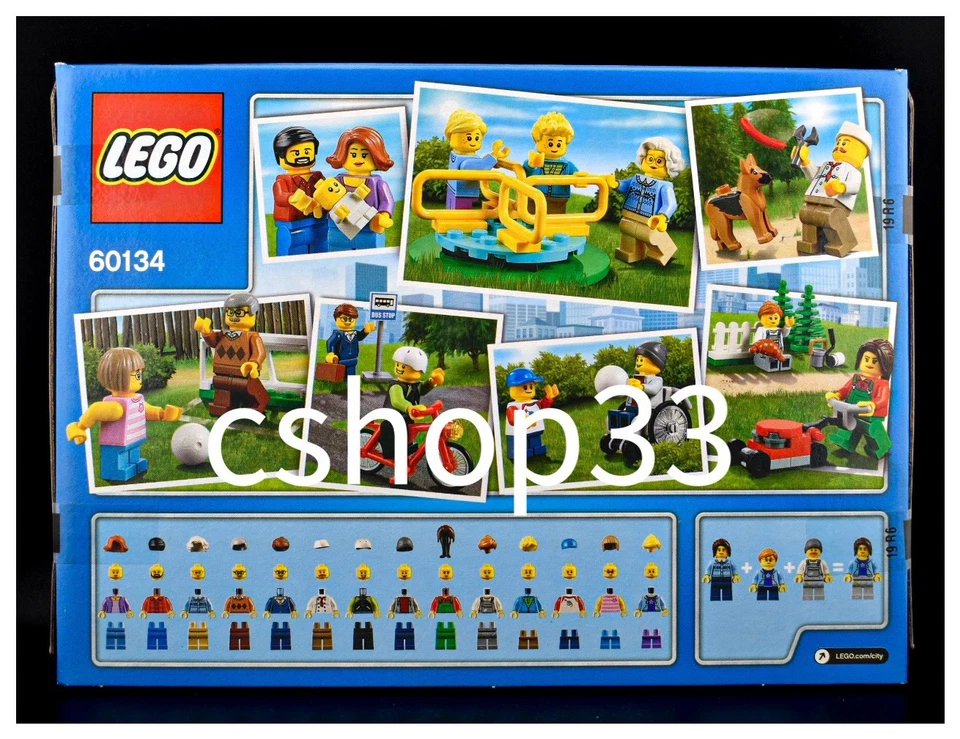 LEGO 60134 Fun in The Park City набор людей - тележка для хот-догов, семейный пикник, футбол - Изображение 2 из 4