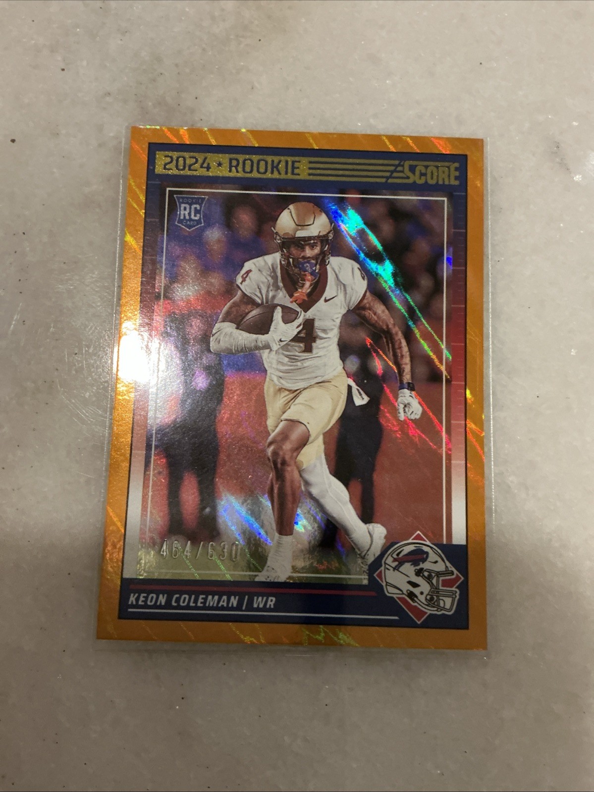 2024 Score - Rookies Keon Coleman #337 Lava /630 (RC)