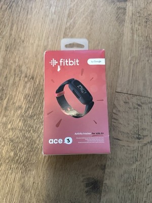 Fitbit Fitness Tracker Ace 3 for Kids 8 Days Battery Life - Black / Sport Red 