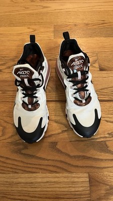 Nike Air 270 React Women s Size 12 CU47520-100 White/Black/Pink/Tortoise Shoes