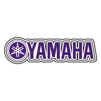 Yamaha Purple Logo #6 Sticker Waterproof Vinyl Decal Die-Cut Laptop Car