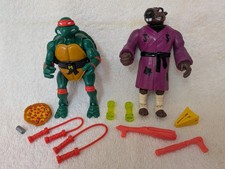 TMNT Mutatin Splinter & Mutatin Mike 100% Complete In Excellent Condition