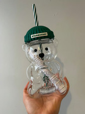2025 Glass Starbucks Bearista Bear Cold Cup Holiday Limited