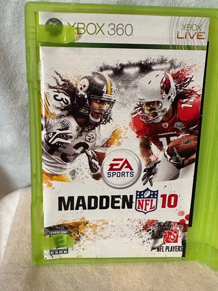 Madden NFL 10 Microsoft Xbox 360/Live EA Deportes Usado Videojuego Y Manual Foto 3 de 4