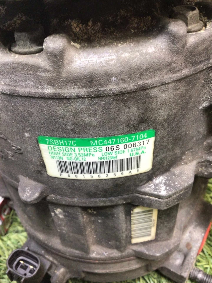 ✅ 2015 道奇充电器空调空气压缩机 5.7 升 V8 RWD Pn:68158259AE 原始设备制造商 — 第 2/4 张图片