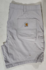 Men's Size 44- CARHARTT 105841 GCO Relaxed Fit Rugged Flex Cotton Canvas Shorts