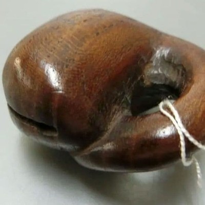 Japanese Title:   Very Popular Price Reduction OK [Netsuke, Wood Carving, Sagem