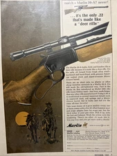 1964 Print Ad Marlin .22 Model 39-A Rifle New Haven, CT Vintage