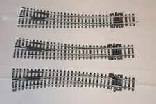 PECO SL-386X n Spur 3x Lang Rechts & Links Hand Gebogen Punkt Schiene 159mm Auf
