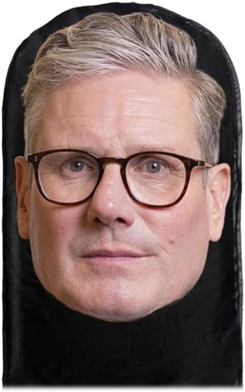 Maschera da sci Kier Starmer Sheisty nera foto 2