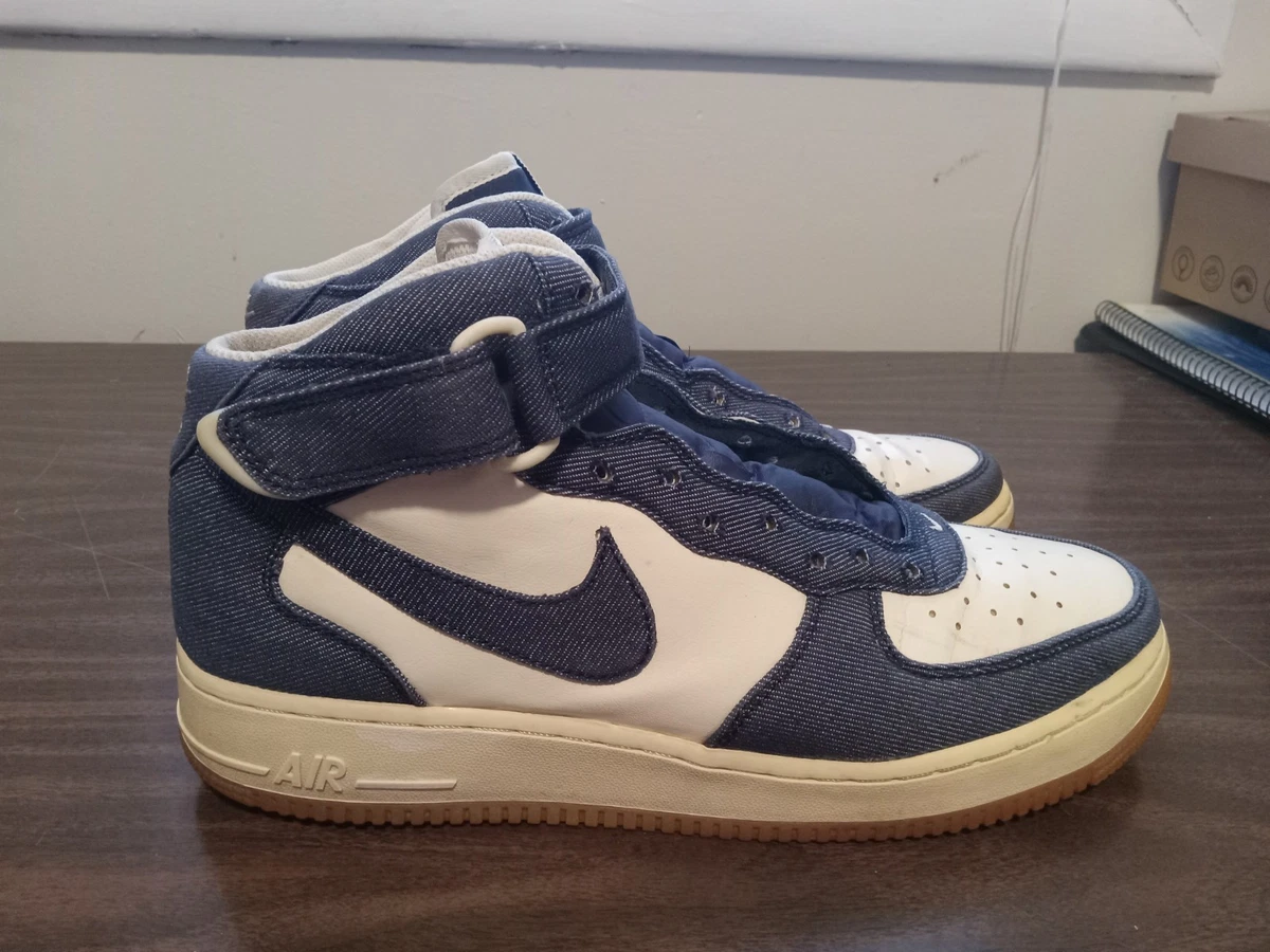 Nike Air Force 1 '07 Mid Denim Gum for Sale | Authenticity
