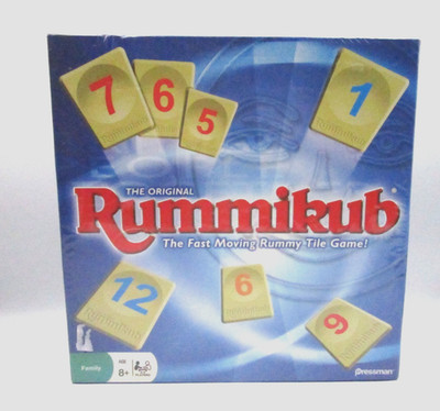 NEW THE ORIGINAL RUMMIKUB THE FAST-MOVING RUMMY TILE GAME 