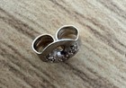 Black & White Diamond Halo Stud Earrings Sterling Silver Posts And Backs — photo 2