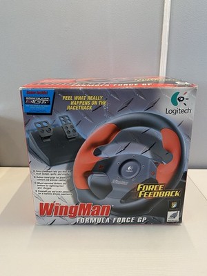 Logitech WingMan Formula Force GP USB Force Feedback Steering Wheel Pedals Game