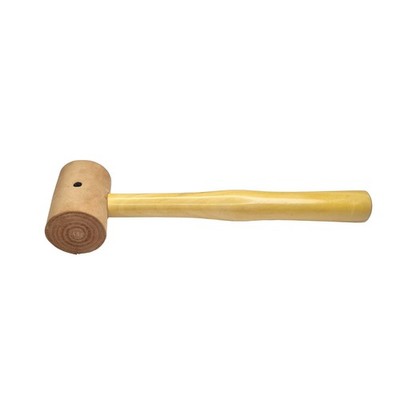 Raw Hide Leather Mallet Natural 2.5'' (62mm) Extra Soft Non-Coated Mallet Hammer