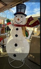 6FT Collapsible Snowman with Lights Christmas Decoration