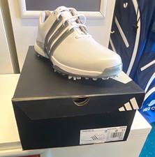 adidas Tour360 24 Men’s Spiked Golf Shoes White/Grey UK 11 IG9877