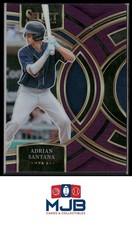 2024 Panini Select Adrian Santana Purple Prizms #07/99 #22 Tampa Bay Rays