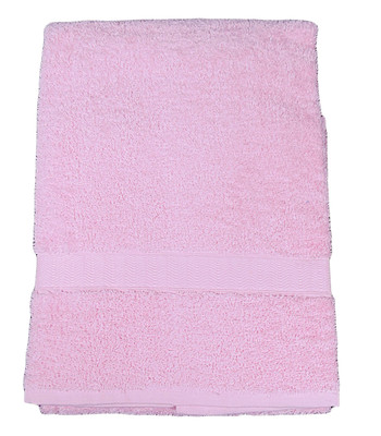 Gabel 2-Piece Towel Set: 1 Face Towel & 1 Guest Bath Towel (100% Cotton, Pink) 2 thumbnail image