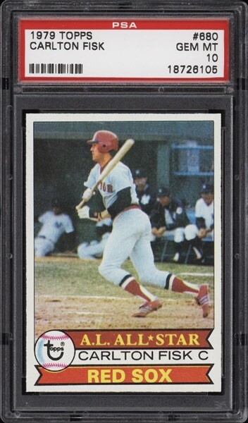1979 Topps #680 Carlton Fisk - Red Sox - PSA 10 - 18726105 - Baseball Card