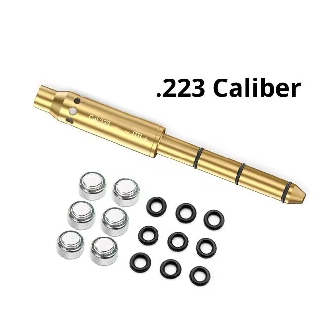 22 Magnum Mirino Laser Per Allineamento Canna .177/.22LR/.223Rem/.38SPL - Boresighter Per Fucili E Pistole Ottica Red Dot Per Allineamento - Foto 3