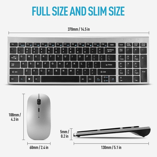 Wireless Keyboard and Mouse Combo - Picture 5 of 7