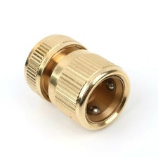 1/2" Brass Hose Connector Garden Watering Water Hose Pipe Tap Adaptor Fitting