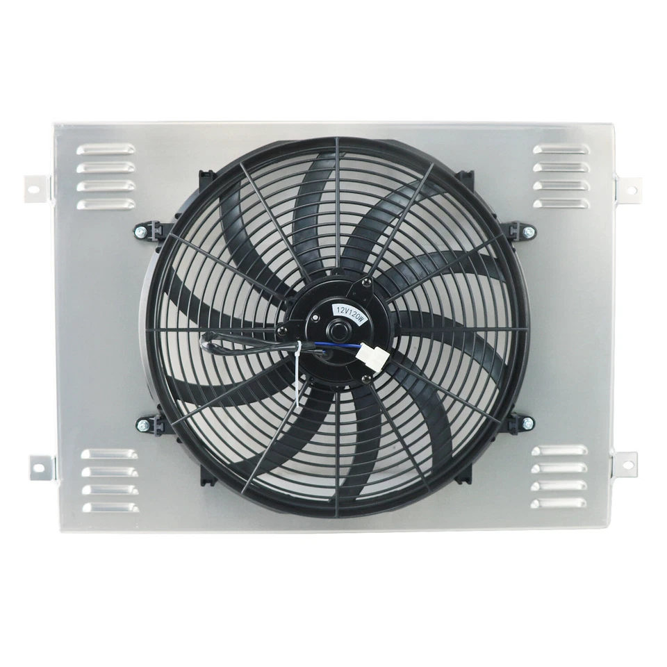 Aluminum Shroud+Fan+Relay Fits 1979-1993 Dodge D/W 250 Ramcharger 5.9L Cummins Foto 2 de 4