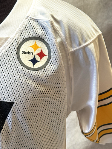 Ben Roethlisberger #7 Pittsburgh Steelers weiß Trikot Reebok NFL Herren Medium - Bild 4 von 9