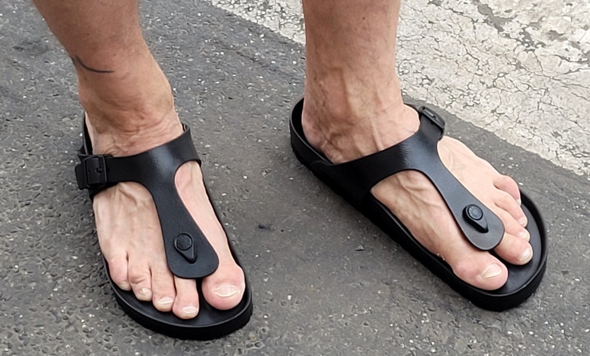 BIRKENSTOCK Gizeh 0128201 Schwarz EVA normale Weite Herren Unisex