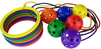 Knöchelskips | Fuß Hula Hoop Reifen Skip Seile | Sprung Skip Ball Spaß 6er Pack