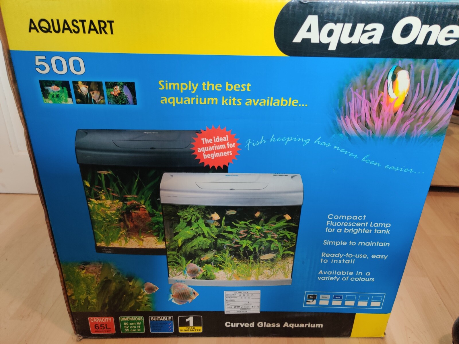AquaStart 500 65 litre fish tank eBay