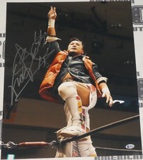Kushida Signed 16x20 Photo BAS COA New Japan Pro Wrestling CMLL ROH TNA Auto'd 5