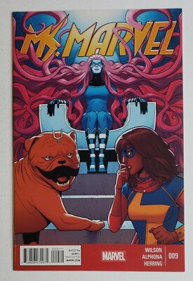 Ms. Marvel #9 Cover by Jamie McKelvie Lockjaw Marvel Comics | eBay