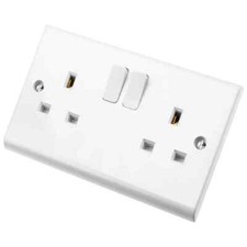 Image of Deta Vimark VC1209S Switched Socket 2-Gang 13A DETVC1209S