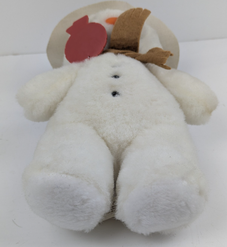 Vintage The Snowman Plush Toy Raymond Briggs 1985 Golden Bear Original Red Tag - Picture 7 of 8