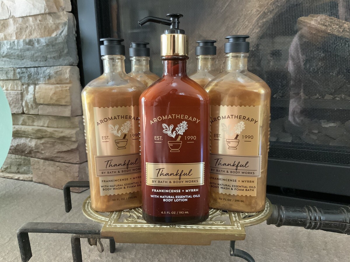 bath and body works aromatherapy thankful