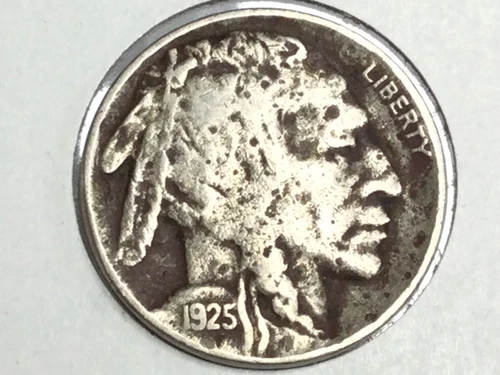 1925 Buffalo Nickel in extra fine- problems
