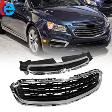 Front Upper+Lower Grille Chrome For Chevy Cruze Limited 2015 2016