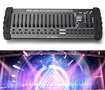 8Stück 384B Kanäle DMX512 Controller Konsole DJ Party Show Equipment Lichteffekt