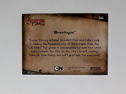 2014 Adventure Time Trading Card - Beautopia- #36 - Bild 2 von 2