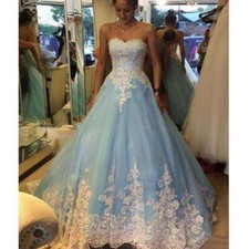 Plus Size Wedding Dress Strapless Sleeveless Tulle Appliques A-line Bridal Gowns