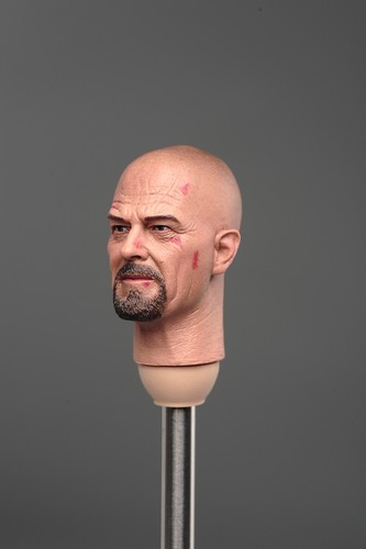 1/6 Heisenberg Breaking Bad Head Sculpt Carved For 12" male Soldier Figure Doll - Picture 5 of 6