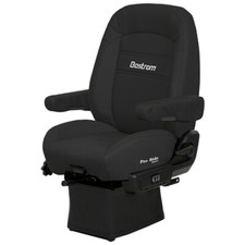 Bostrom Pro Ride Low-profile Mid-back Seat - Black Ultra-leather