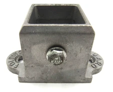 Folding Guard Wov-N-Wire T-Joint Floor Shoe for 1" to 1-1/4" Posts