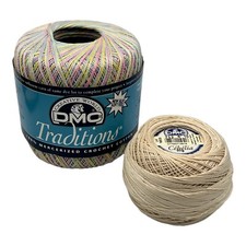 DMC Traditions Crochet Multicolor DMC Cebelia Cream Thread Size 10 - Preowned