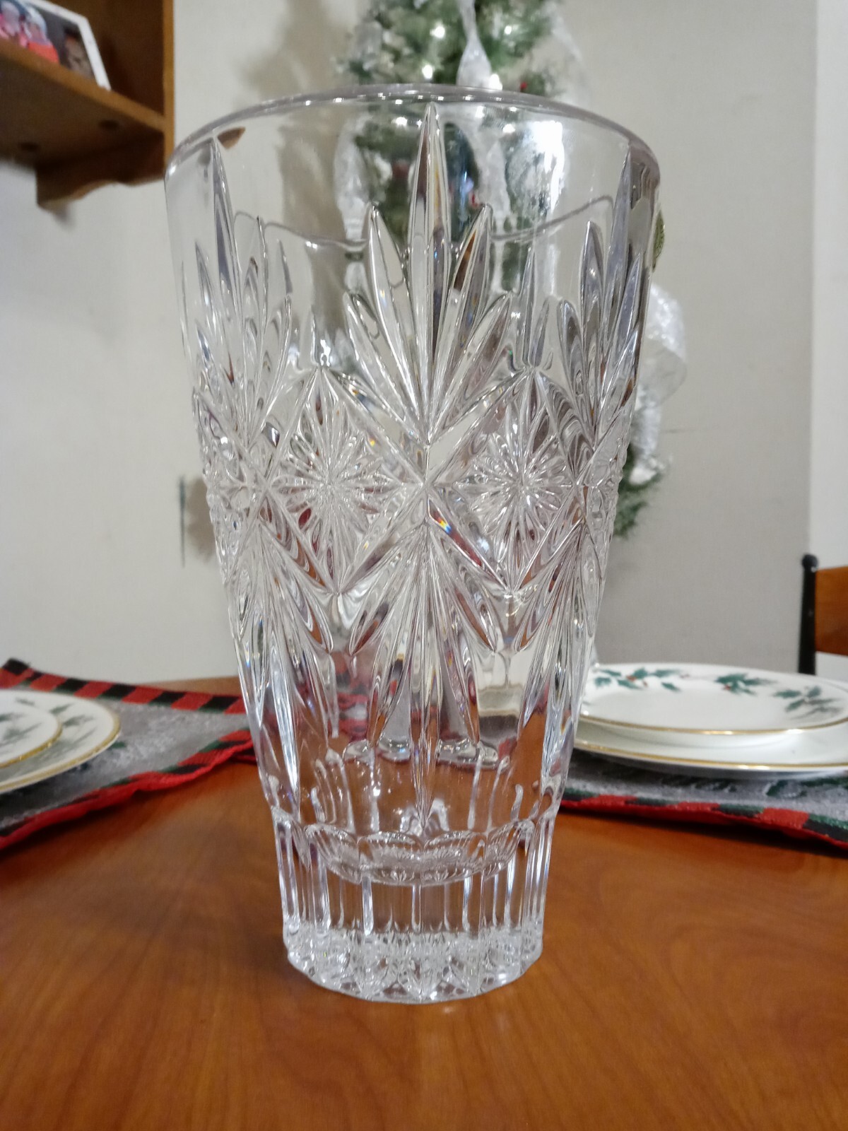Waterford Lead Crystal Normandy Vase 10 inches Made in Slovenia eBay