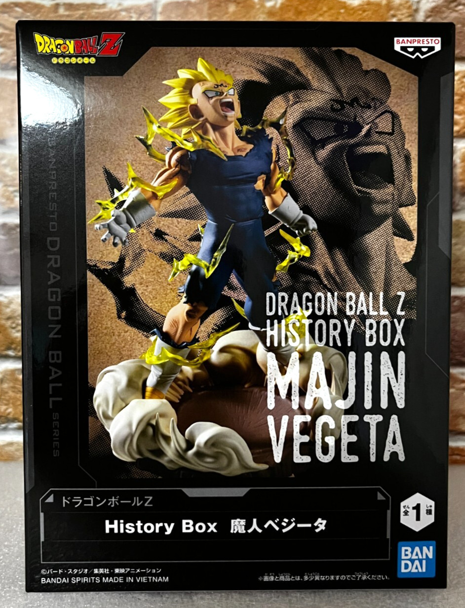 Dragon Ball Z History Box Majin Vegeta Figure BANPRESTO Japan New