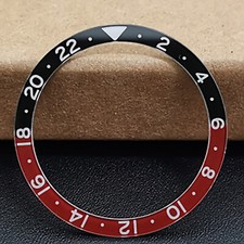 For SKX007 SKX009 Watch GMT Sapphire Glass Watch Bezel Chronograph Bezel Insert