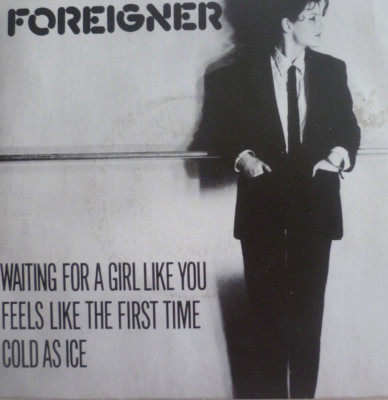 7'' 80s UK EP RAR MINT-! FOREIGNER Waiting For A Girl Like You + Cold As Ice etc.
